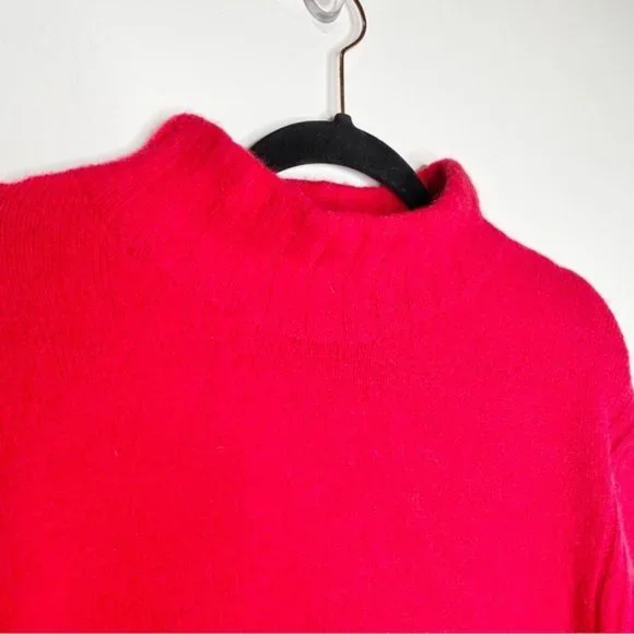 J. Crew Red Mockneck Sweater in Supersoft Yarn - Picture 3 of 7